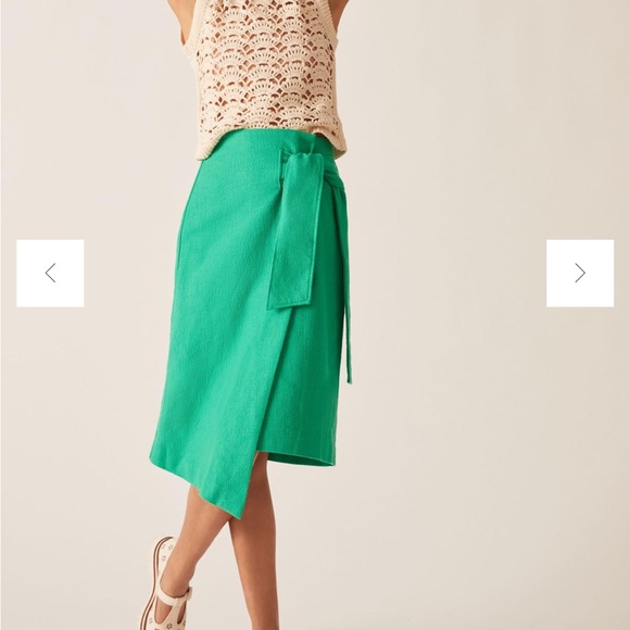 Brand new Maeve asymmetrical wrap skirt 6 from Anthropologie - Picture 1 of 9